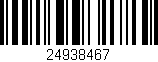 Código de barras (EAN, GTIN, SKU, ISBN): '24938467'
