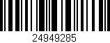 Código de barras (EAN, GTIN, SKU, ISBN): '24949285'