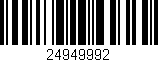 Código de barras (EAN, GTIN, SKU, ISBN): '24949992'