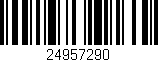 Código de barras (EAN, GTIN, SKU, ISBN): '24957290'