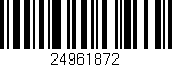 Código de barras (EAN, GTIN, SKU, ISBN): '24961872'