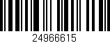 Código de barras (EAN, GTIN, SKU, ISBN): '24966615'
