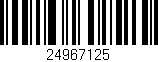 Código de barras (EAN, GTIN, SKU, ISBN): '24967125'