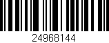 Código de barras (EAN, GTIN, SKU, ISBN): '24968144'