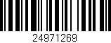 Código de barras (EAN, GTIN, SKU, ISBN): '24971269'
