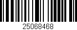 Código de barras (EAN, GTIN, SKU, ISBN): '25068468'