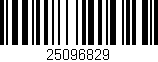 Código de barras (EAN, GTIN, SKU, ISBN): '25096829'