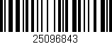 Código de barras (EAN, GTIN, SKU, ISBN): '25096843'