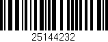 Código de barras (EAN, GTIN, SKU, ISBN): '25144232'