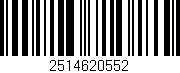Código de barras (EAN, GTIN, SKU, ISBN): '2514620552'