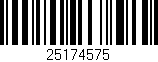 Código de barras (EAN, GTIN, SKU, ISBN): '25174575'