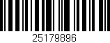 Código de barras (EAN, GTIN, SKU, ISBN): '25179896'