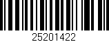 Código de barras (EAN, GTIN, SKU, ISBN): '25201422'