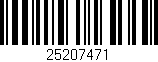 Código de barras (EAN, GTIN, SKU, ISBN): '25207471'