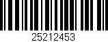 Código de barras (EAN, GTIN, SKU, ISBN): '25212453'