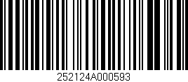 Código de barras (EAN, GTIN, SKU, ISBN): '252124A000593'