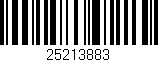 Código de barras (EAN, GTIN, SKU, ISBN): '25213883'