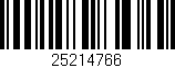 Código de barras (EAN, GTIN, SKU, ISBN): '25214766'