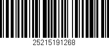 Código de barras (EAN, GTIN, SKU, ISBN): '25215191268'