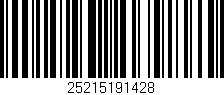 Código de barras (EAN, GTIN, SKU, ISBN): '25215191428'