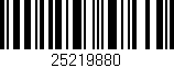 Código de barras (EAN, GTIN, SKU, ISBN): '25219880'