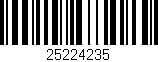 Código de barras (EAN, GTIN, SKU, ISBN): '25224235'