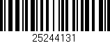 Código de barras (EAN, GTIN, SKU, ISBN): '25244131'