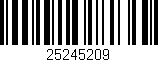 Código de barras (EAN, GTIN, SKU, ISBN): '25245209'