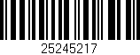 Código de barras (EAN, GTIN, SKU, ISBN): '25245217'