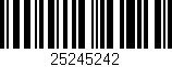 Código de barras (EAN, GTIN, SKU, ISBN): '25245242'