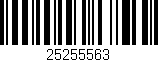 Código de barras (EAN, GTIN, SKU, ISBN): '25255563'