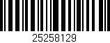 Código de barras (EAN, GTIN, SKU, ISBN): '25258129'