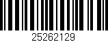 Código de barras (EAN, GTIN, SKU, ISBN): '25262129'