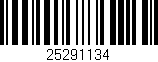 Código de barras (EAN, GTIN, SKU, ISBN): '25291134'