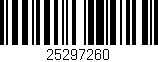 Código de barras (EAN, GTIN, SKU, ISBN): '25297260'