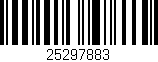 Código de barras (EAN, GTIN, SKU, ISBN): '25297883'