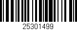 Código de barras (EAN, GTIN, SKU, ISBN): '25301499'