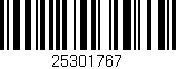 Código de barras (EAN, GTIN, SKU, ISBN): '25301767'