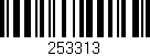 Código de barras (EAN, GTIN, SKU, ISBN): '253313'
