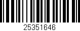 Código de barras (EAN, GTIN, SKU, ISBN): '25351646'