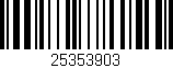 Código de barras (EAN, GTIN, SKU, ISBN): '25353903'