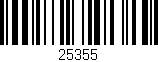 Código de barras (EAN, GTIN, SKU, ISBN): '25355'