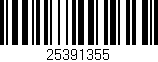 Código de barras (EAN, GTIN, SKU, ISBN): '25391355'