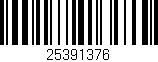 Código de barras (EAN, GTIN, SKU, ISBN): '25391376'