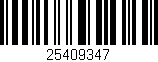 Código de barras (EAN, GTIN, SKU, ISBN): '25409347'
