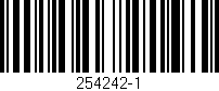Código de barras (EAN, GTIN, SKU, ISBN): '254242-1'