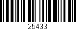 Código de barras (EAN, GTIN, SKU, ISBN): '25433'