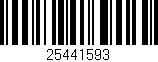 Código de barras (EAN, GTIN, SKU, ISBN): '25441593'