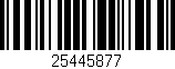 Código de barras (EAN, GTIN, SKU, ISBN): '25445877'