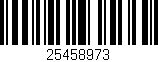 Código de barras (EAN, GTIN, SKU, ISBN): '25458973'